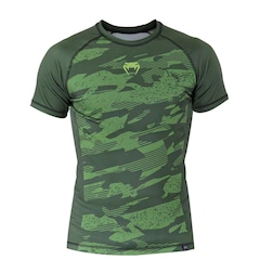 Rashguard Venum Compressão Jiu Jitsu Camo Warrior Military - Masculino - Foto 1