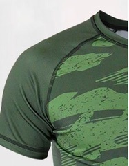 Rashguard Venum Compressão Jiu Jitsu Camo Warrior Military - Masculino - Foto 3