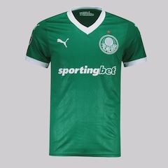 Camisa do Palmeiras Puma I 2025 Patch Libertadores - Masculina - Foto 1