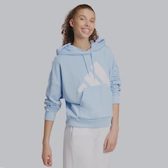 Blusão de Moletom adidas Big Logo com Capuz - Feminino - Foto 2