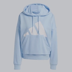 Blusão de Moletom adidas Big Logo com Capuz - Feminino - Foto 6