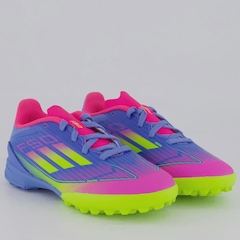 Chuteira de Society adidas F50 League - Infantil - Foto 2