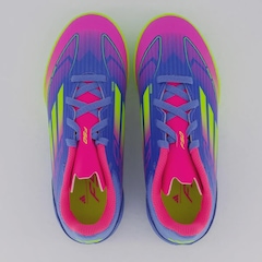 Chuteira de Society adidas F50 League - Infantil - Foto 4