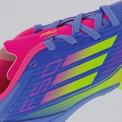 Chuteira de Society adidas F50 League - Infantil - Foto 7