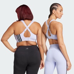 Top Fitness Alto Suporte adidas TLRD Impact - Feminino - Foto 6