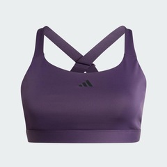 Top de Treino Alto Suporte adidas TLRDREACT - Feminino - Foto 2