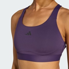 Top de Treino Alto Suporte adidas TLRDREACT - Feminino - Foto 5