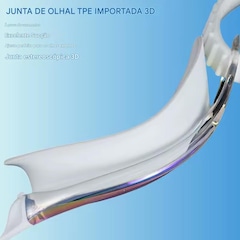 Óculos de Natação Adulto Gold Sports Snake Pro Polarizado 9.0 - Foto 4