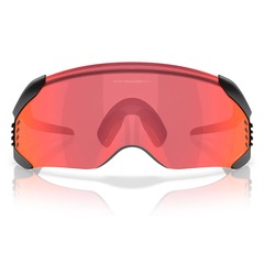 Óculos de Sol Unissex Oakley Velo Kato Matte Black Prizm Trail Torch - Foto 3