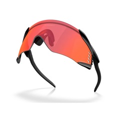 Óculos de Sol Unissex Oakley Velo Kato Matte Black Prizm Trail Torch - Foto 4