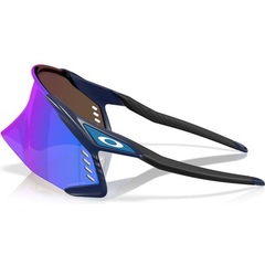 Óculos de Sol Unissex Oakley Velo Kato Matte Navy Prizm Sapphire - Foto 2