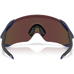 Óculos de Sol Unissex Oakley Velo Kato Matte Navy Prizm Sapphire - Foto 5