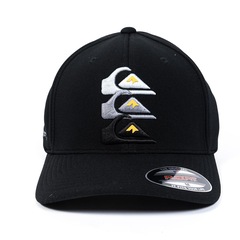 Boné Adulto Quiksilver Emb Three Logo WT25 Black - Foto 3