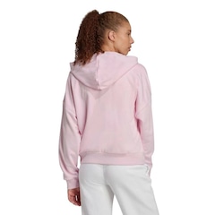 Blusão de Moletom Feminino adidas Big Logo com Capuz - Foto 3
