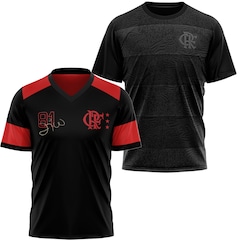 Kit Camisa do Flamengo Confirm + Zico 81 Braziline - 2 Unidades - Masculino - Foto 1