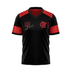 Kit Camisa do Flamengo Confirm + Zico 81 Braziline - 2 Unidades - Masculino - Foto 4