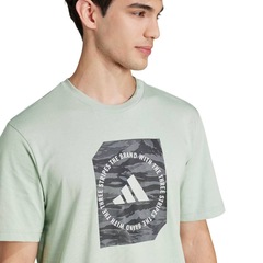 Camiseta adidas Gráfica Camo Masculina - Foto 3
