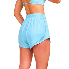 Shorts Alto Giro 2 Em 1 Refletivo Feminino - Foto 2