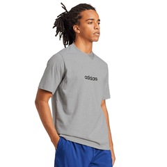 Camiseta adidas Essentials Linear Single Jersey - Masculina - Foto 3