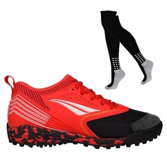 Chuteira Society Adulto Penalty Se7E Pro Molix Y-1 + Par de Meião - Foto 1