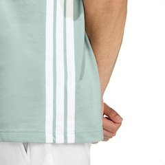Camiseta Malha Simples Essentials Três Listras - adidas - Homem - Foto 5