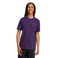 Camiseta Malha Simples Essentials Três Listras - adidas - Homem - Foto 1