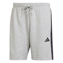 Shorts Adidas 3 Stripes French Terry Masculino - Foto 1