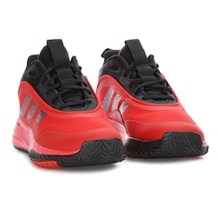 Tênis Adidas Own The Game 3.0 Vermelho e Preto - Masculino - Foto 3