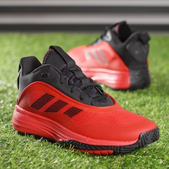 Tênis Adidas Own The Game 3.0 Vermelho e Preto - Masculino - Foto 8