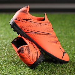 Chuteira Society Puma Attacanto TT BDP - Masculino - Foto 8