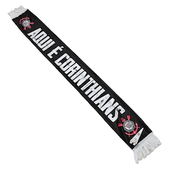 Cachecol Corinthians Cachecol Mania Aqui é Corinthians - Adulto - Foto 1