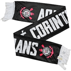 Cachecol Corinthians Cachecol Mania Aqui é Corinthians - Adulto - Foto 2