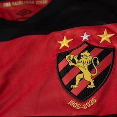 Camisa Sport Recife Umbro Uniforme I 2025 Torcedor - Masculina - Foto 3