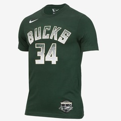 Camiseta Nike Giannis Antetokounmpo Milwaukee Bucks Masculina - Foto 1