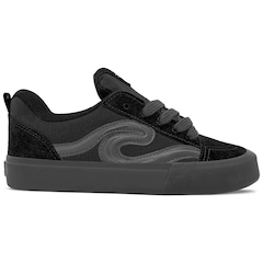 Tênis Unissex Comply Camurça Fat Lace Rogue All Black - Foto 1