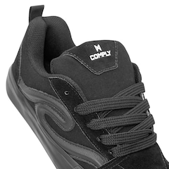 Tênis Unissex Comply Camurça Fat Lace Rogue All Black - Foto 7