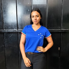 Kit Camisa do Cruzeiro Palestra Baby Look + Caneca + Chaveiro Símbolo RetrôMania - Feminina - Foto 2