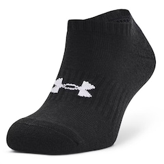 Meia Under Armour Cano Baixo Core Cotton No Show 3 Pares - Foto 1