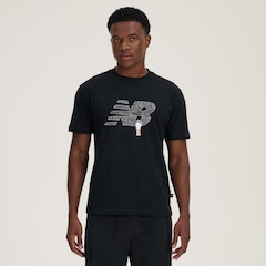 Camiseta New Balance Chalk Board Logo - Masculina - Foto 1
