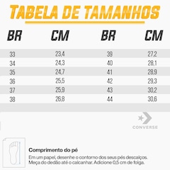 Tênis Converse All Star Chuck Taylor Cano Baixo - Feminino - Foto 4