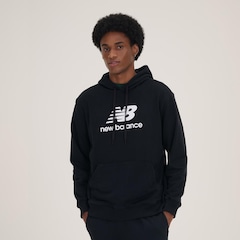 Blusão New Balance Com Capuz Essentials - Masculino - Foto 1