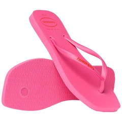 Chinelo Havaianas Slim Square Logo Pop Up Feminino - Foto 3