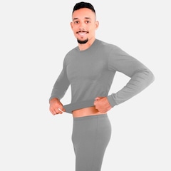 Camisa Térmica Masculina Segunda Pele Roupas Térmicas Frio Intenso - Foto 2