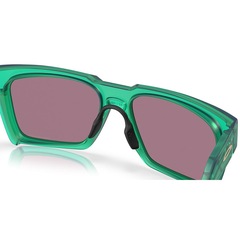 Óculos de Sol Unissex Oakley Enigma Ink Matte Translucent Viridian - Foto 6