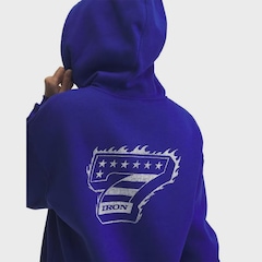 Blusão de Moletom Feminino Under Armour Project Rock Iron Paradise - Foto 3