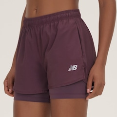 Short Feminino New Balance Sport Essentials 2 In 1 - Foto 4