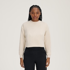 Blusão Cropped Feminino New Balance Athletics Small Logo - Foto 1