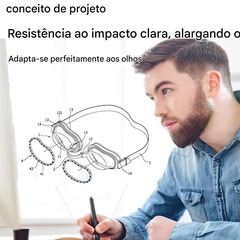 Óculos de Natação Infantil Gold Sports Little Bubble - Foto 3