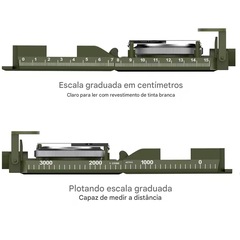 Bússola Militar Gold Sports Pro de Precisão à Prova D'água - Foto 5