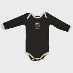 Kit Infantil Torcida Baby Santos 3 Peças - Foto 2